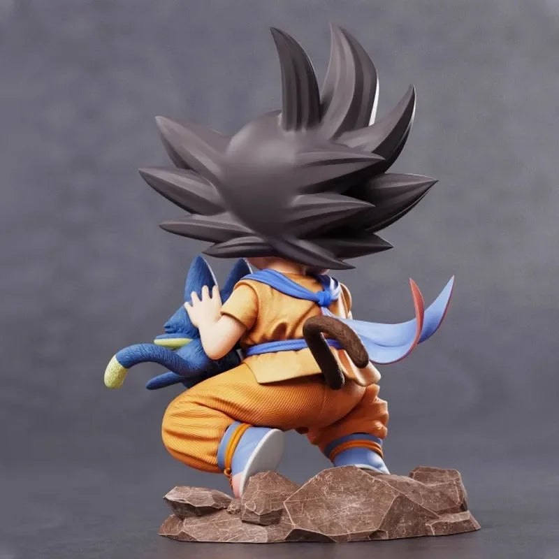 10cm Anime Dragon Ball Z Figure Goku Figure Goku Embrace Pura PVC GK Figures Yamcha Anime Collectible Model Toys Gifts